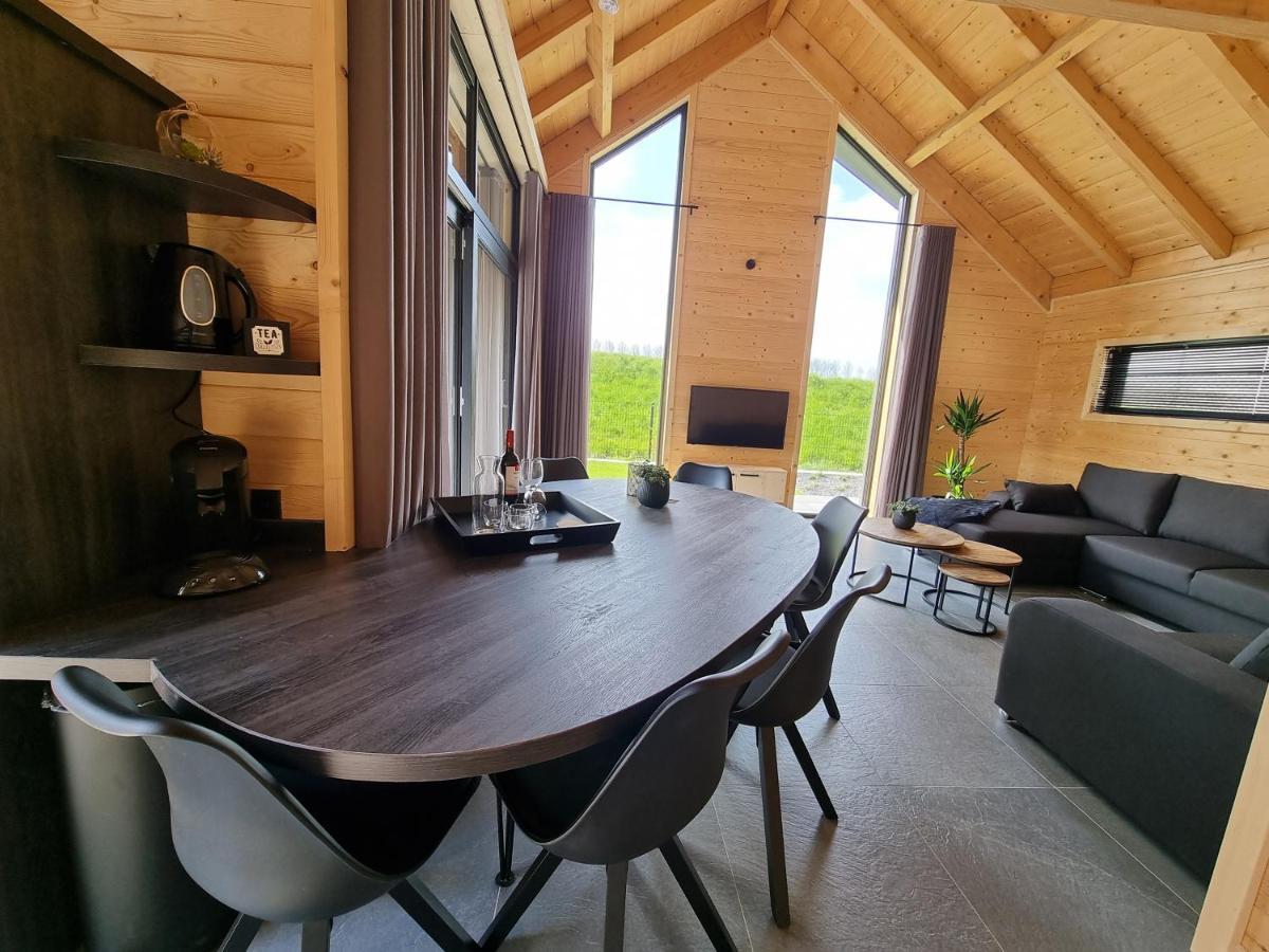 Chalet met Sauna en Airconditioning Sint Annaland Exterior foto